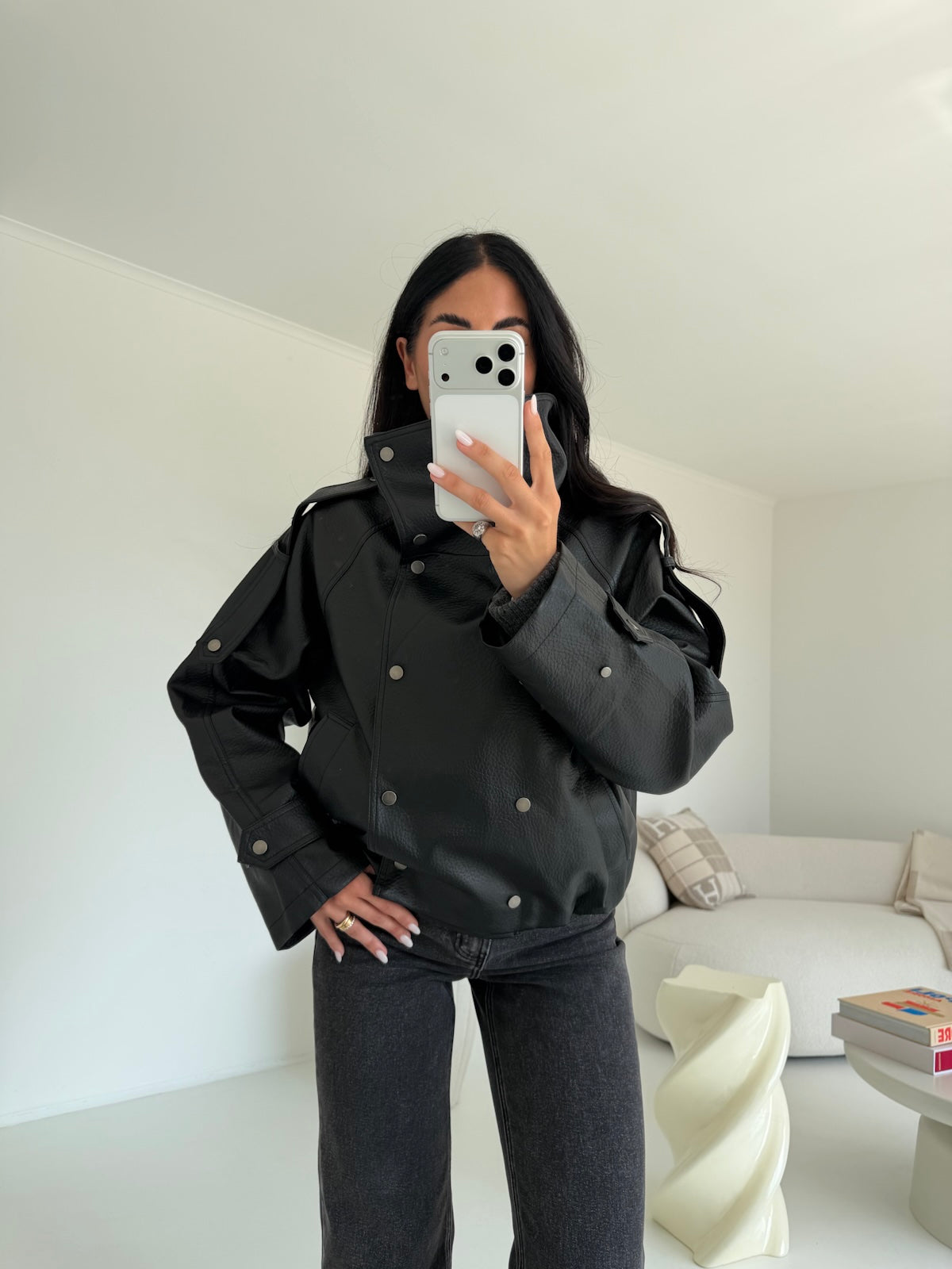 8845-BIKER ANGELINA NERO