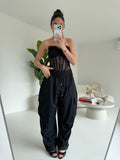 112601-PANTALONE CARGO NERO