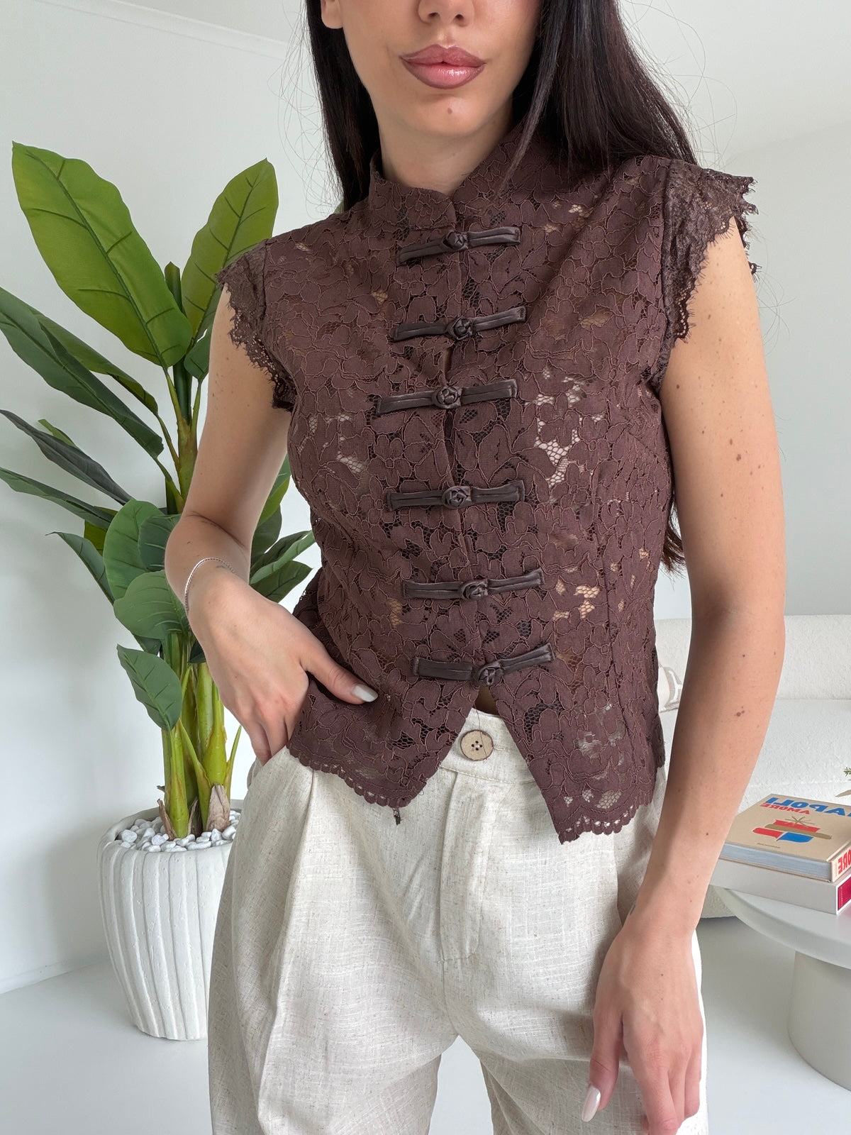 30931-BLUSA JAPAN CHOCO