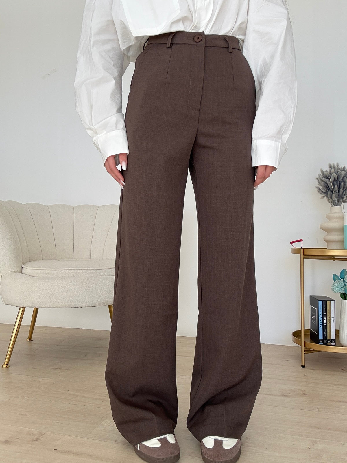 VS9002-36-PANTALONE PALAZZO BISTROT ESPRESSO