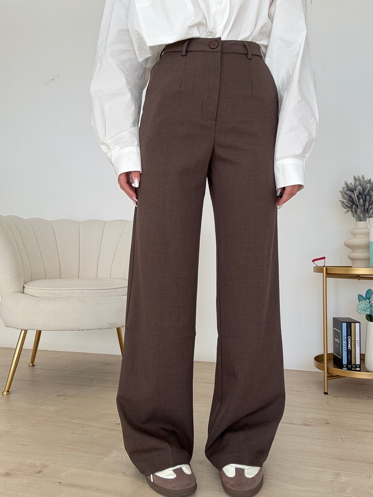 VS9002-36-PANTALONE PALAZZO BISTROT ESPRESSO
