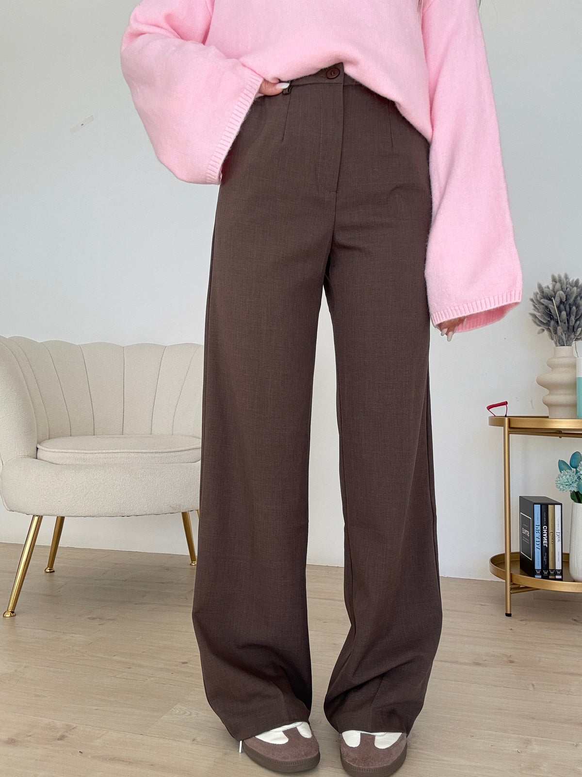 VS9002-36-PANTALONE PALAZZO BISTROT ESPRESSO