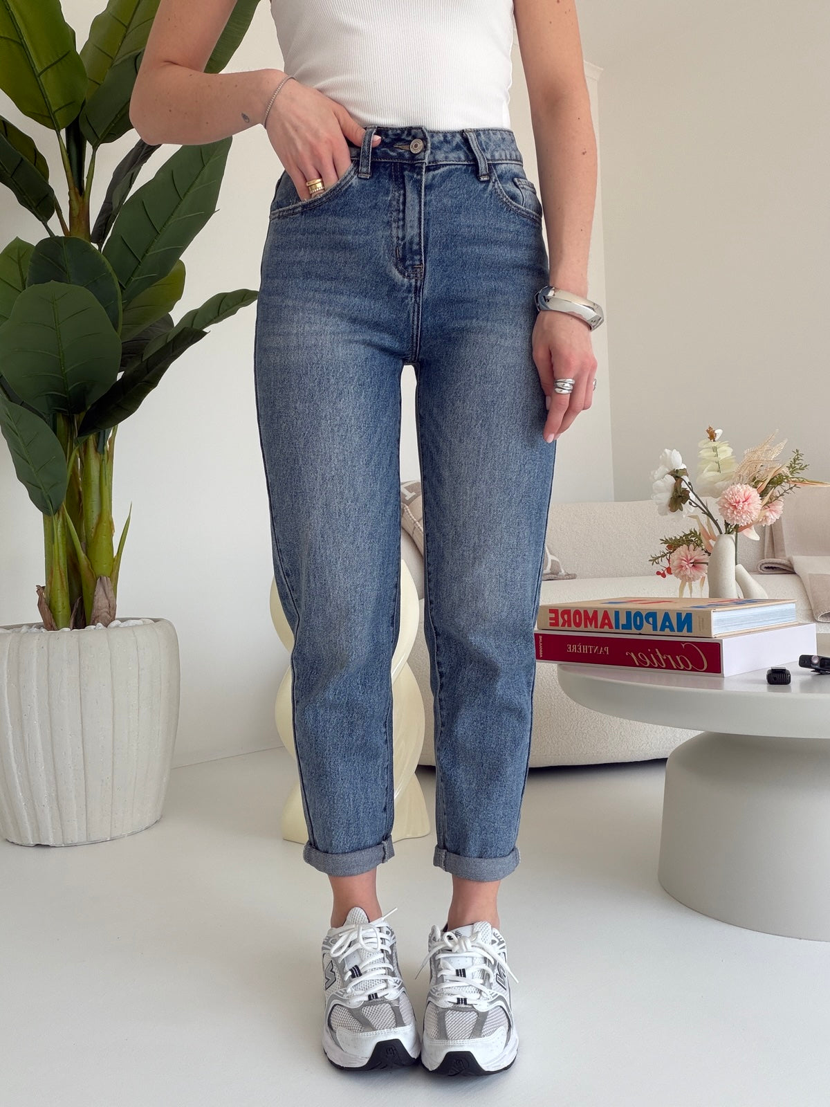 D5409-52-JEANS MOM LILLY