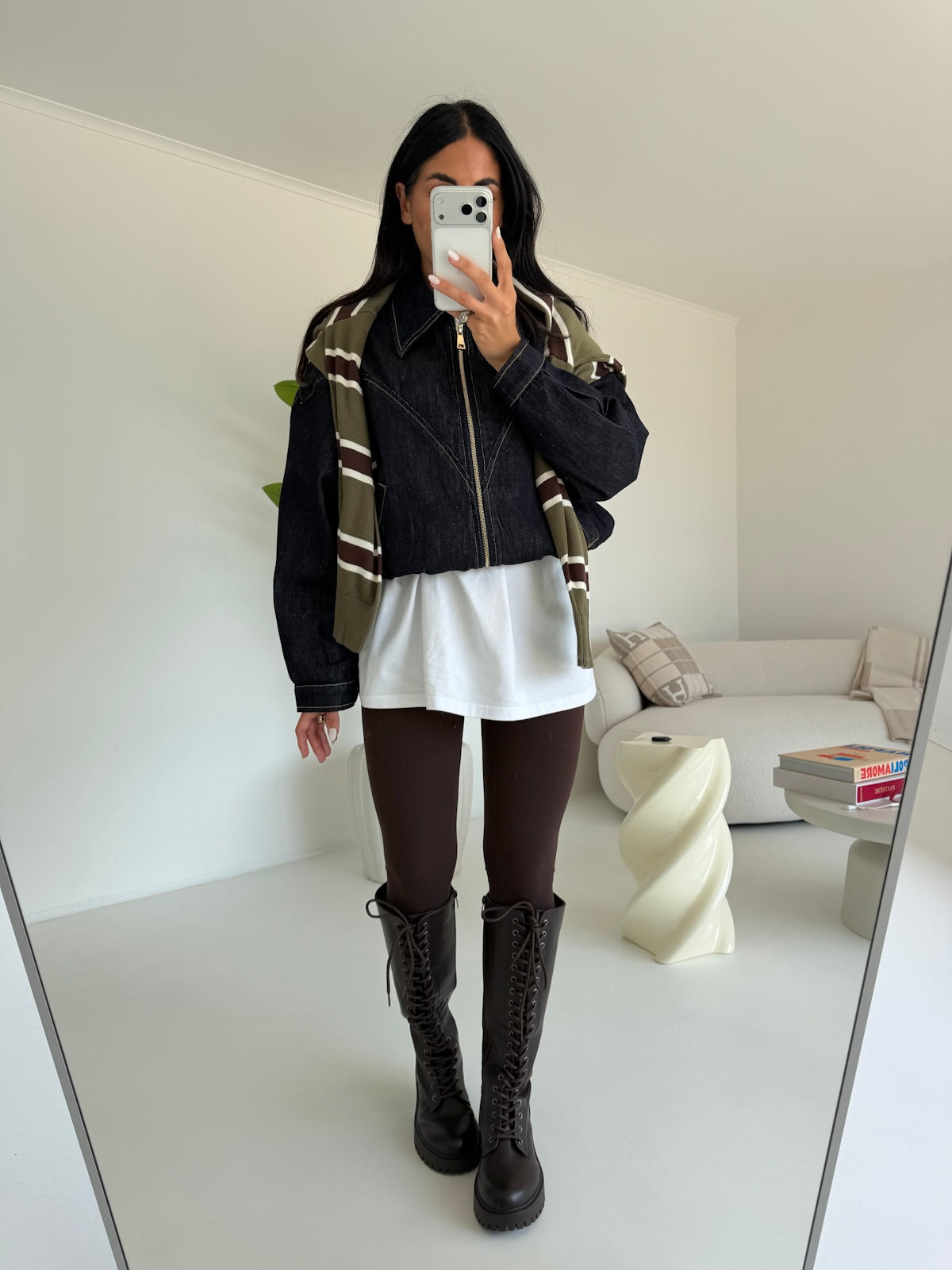 SHR603-26-LEGGINS MODELLANTE CHOCO
