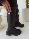 H2750-NOEMI-ANFIBIO STRINGHE CHOCO