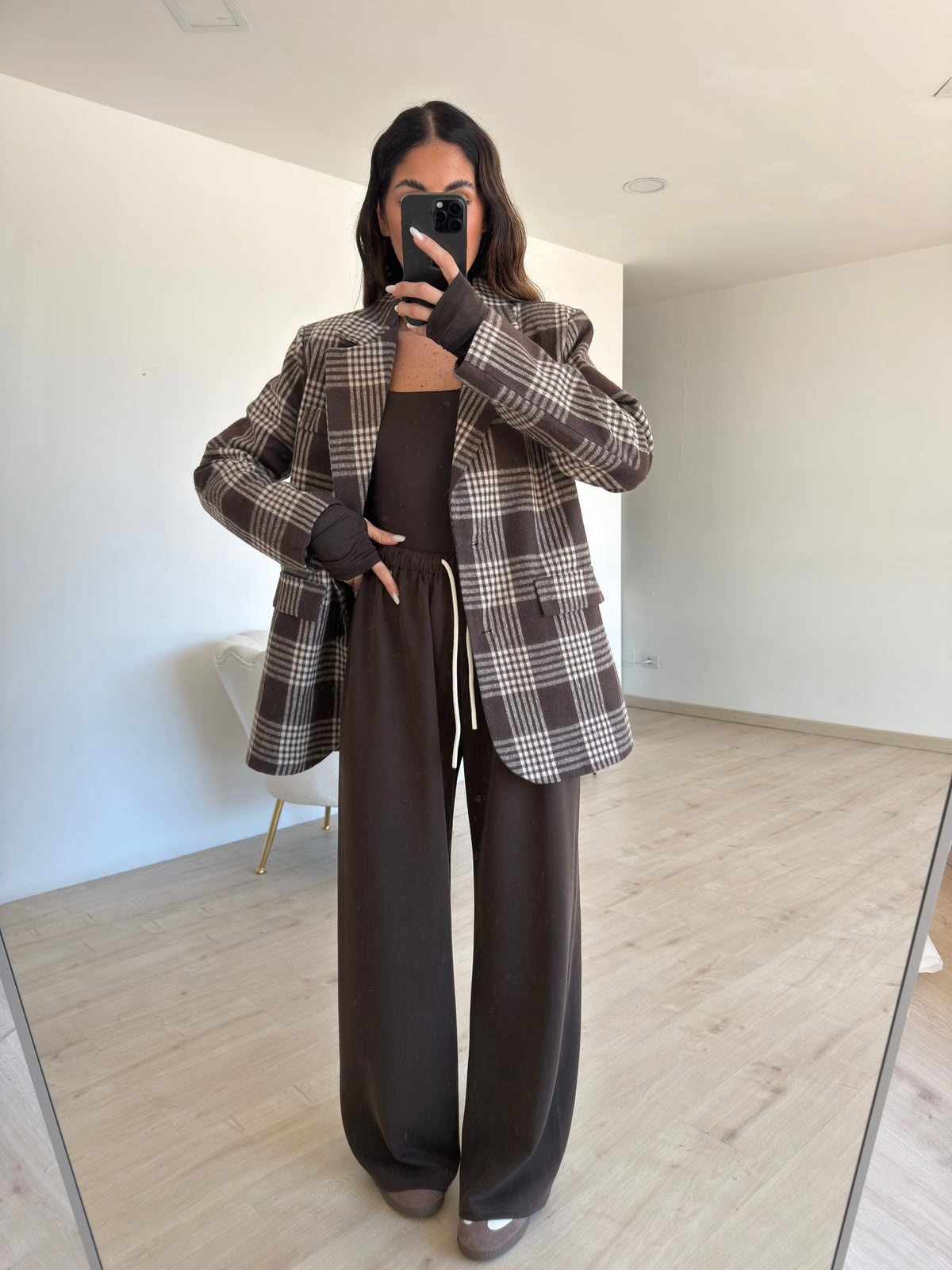BLAZER ABBEY CHOCO