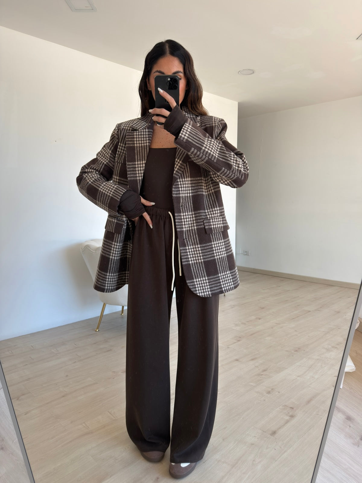 BLAZER ABBEY CHOCO