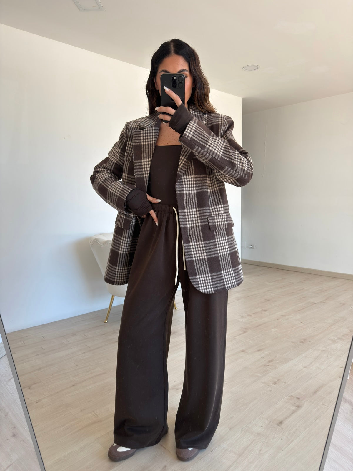 BLAZER ABBEY CHOCO