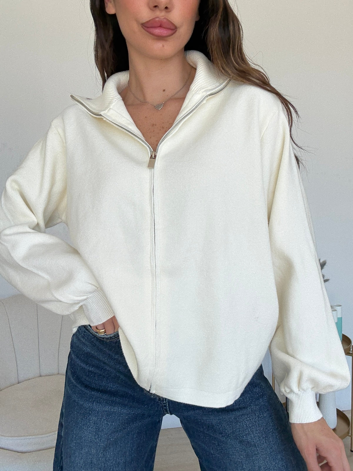 W2130-PULL SWEATER MILK