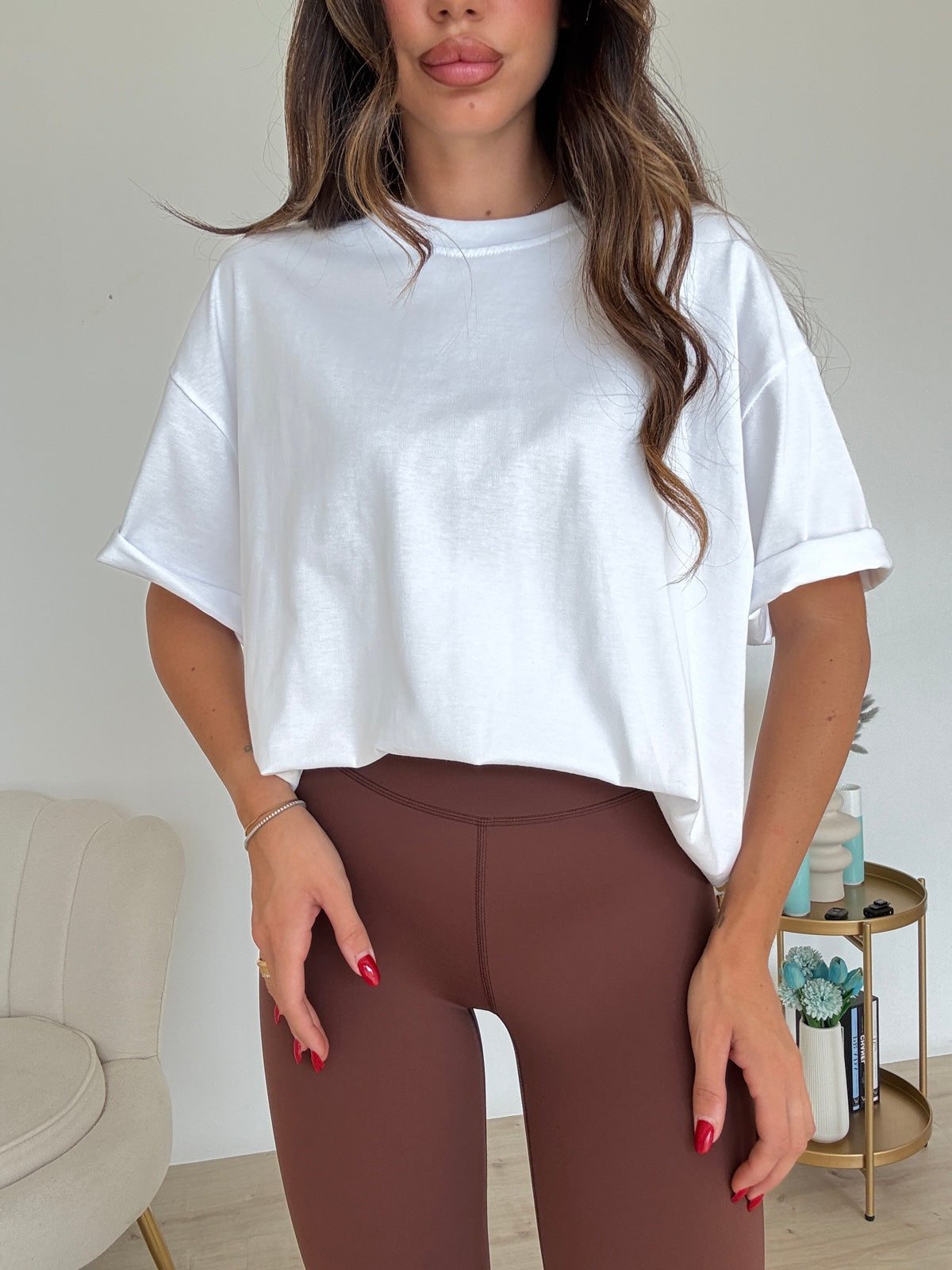 4617-T-SHIRT OVERSIZE MILK