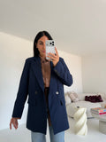 BLAZER DOPPIO BOTTONE NAVY