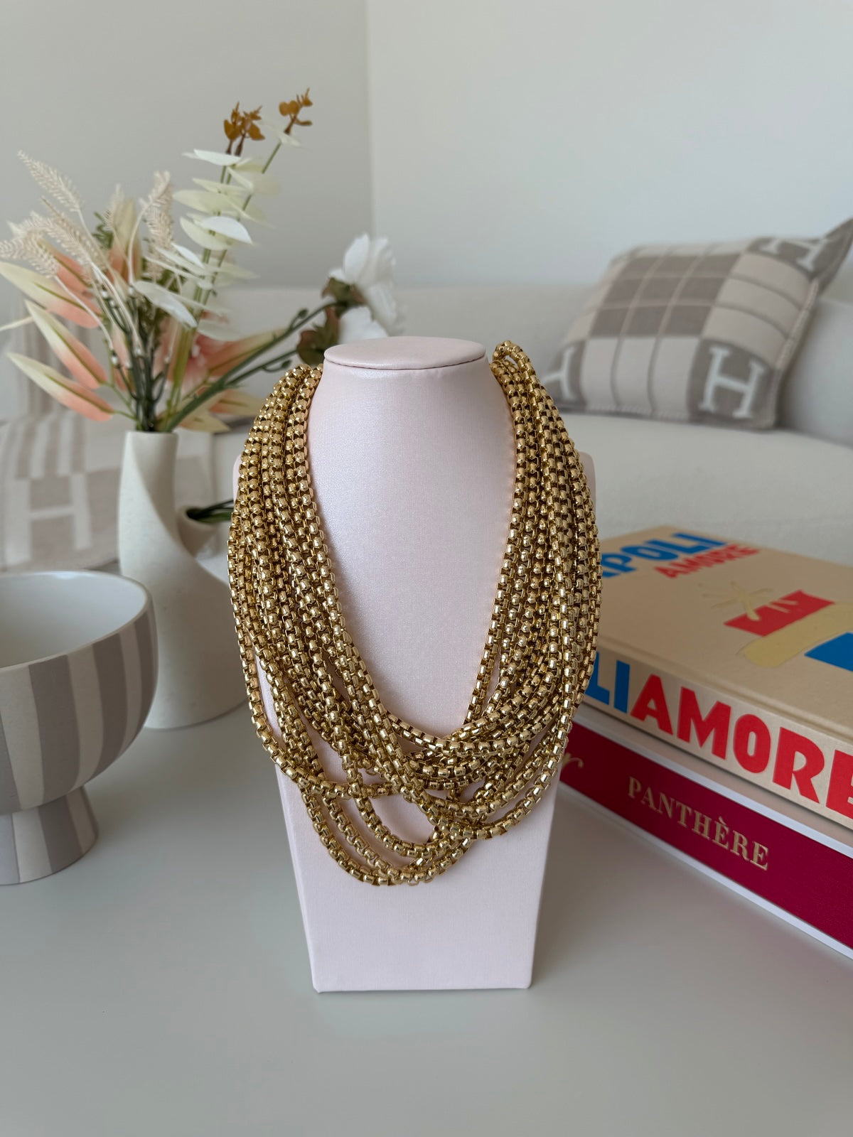 COLLANA FILAMENTS GOLD