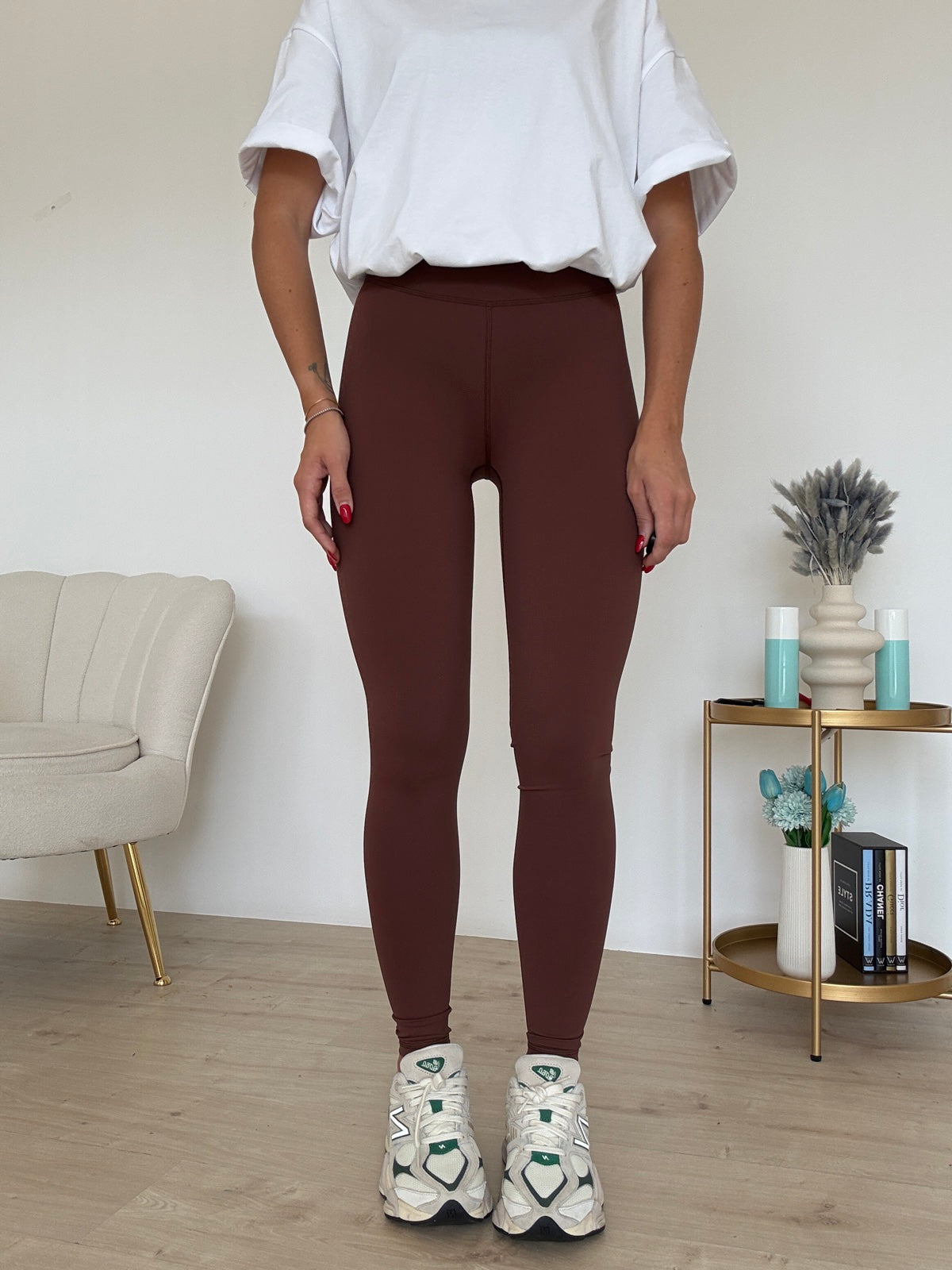 SHR603-42-LEGGINS MODELLANTE CHOCO