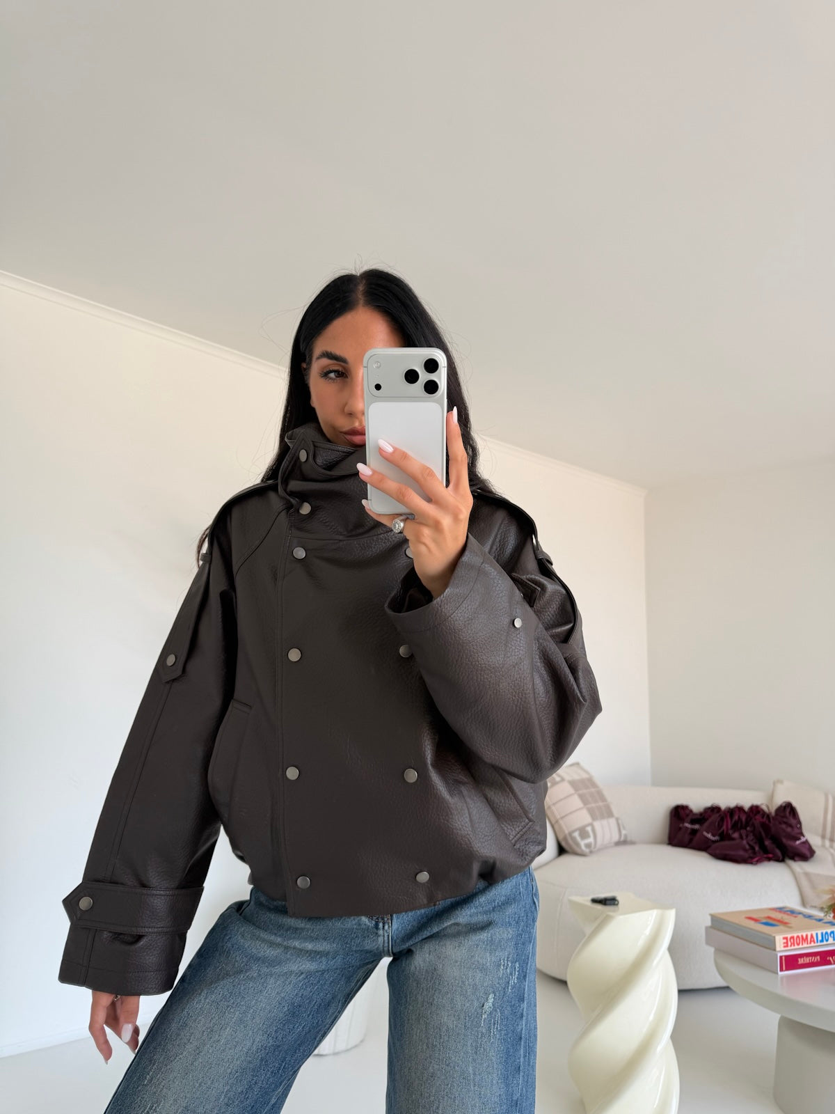8845-BIKER ANGELINA CHOCO
