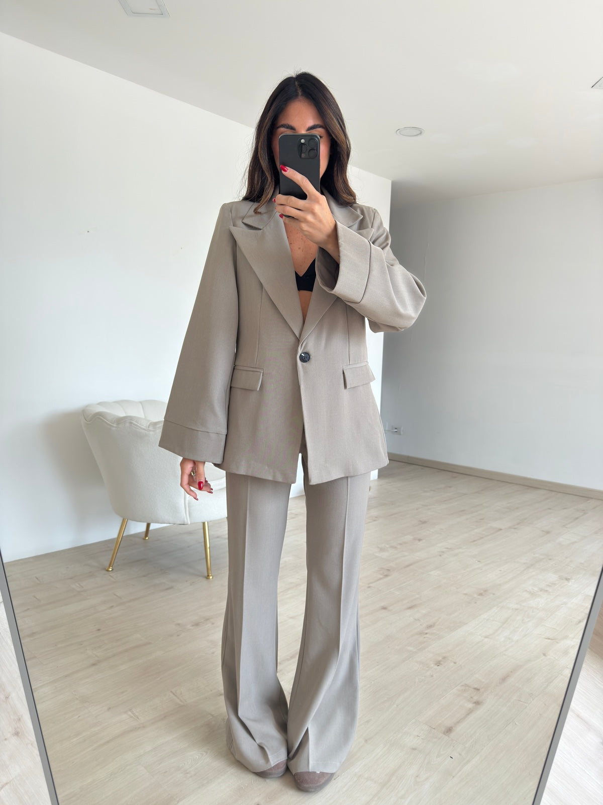 TAILLEUR MARTA TAUPE