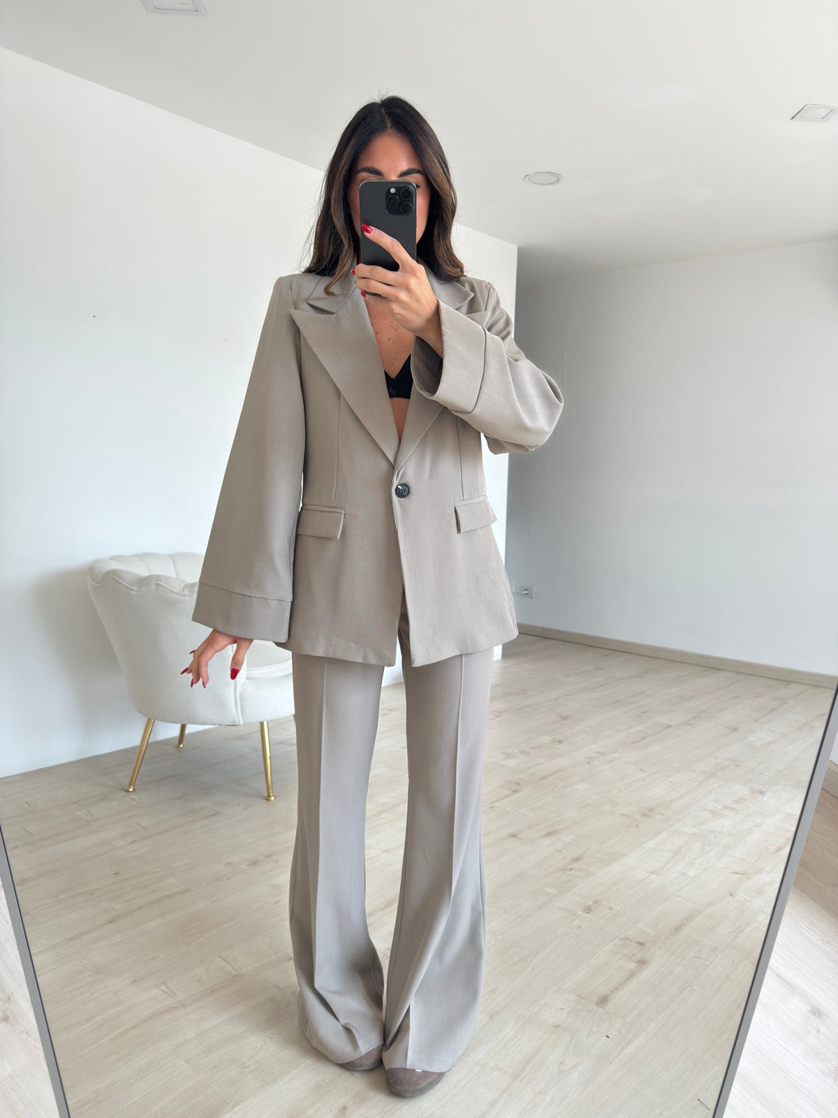 TAILLEUR MARTA TAUPE