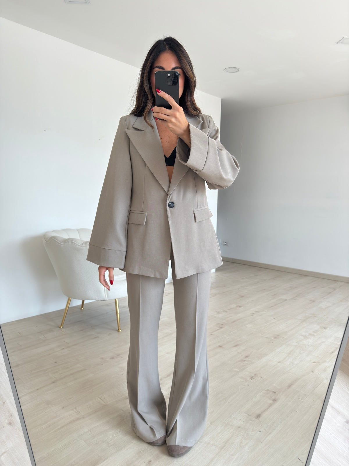TAILLEUR MARTA TAUPE