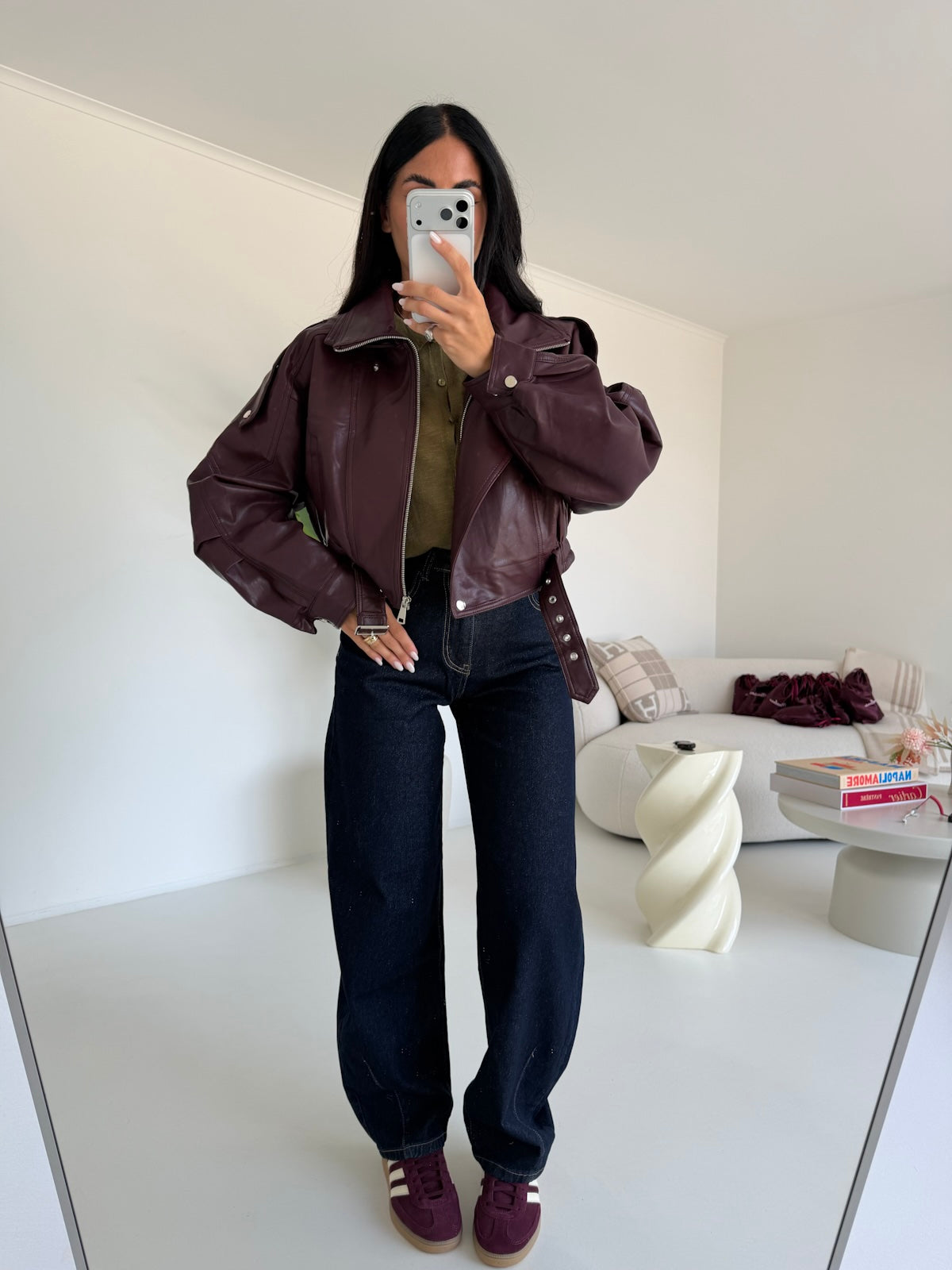 DA-1078-BIKER CROP WINE