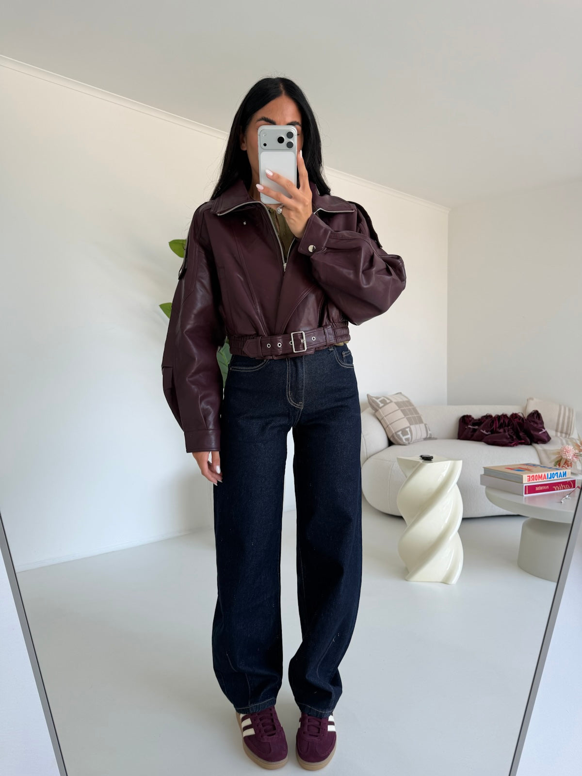 DA-1078-BIKER CROP WINE