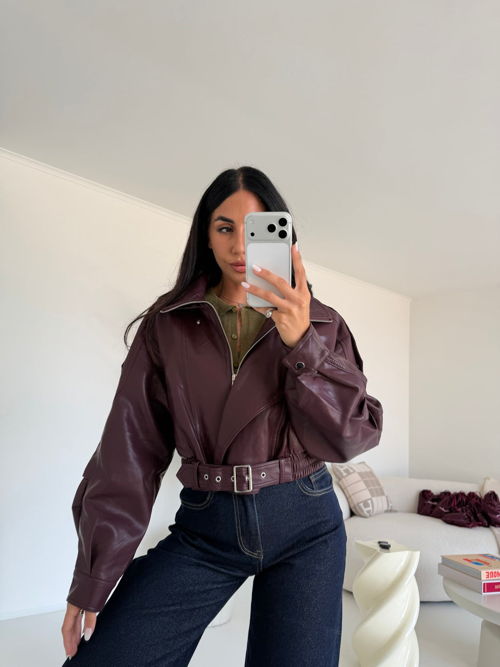 DA-1078-BIKER CROP WINE