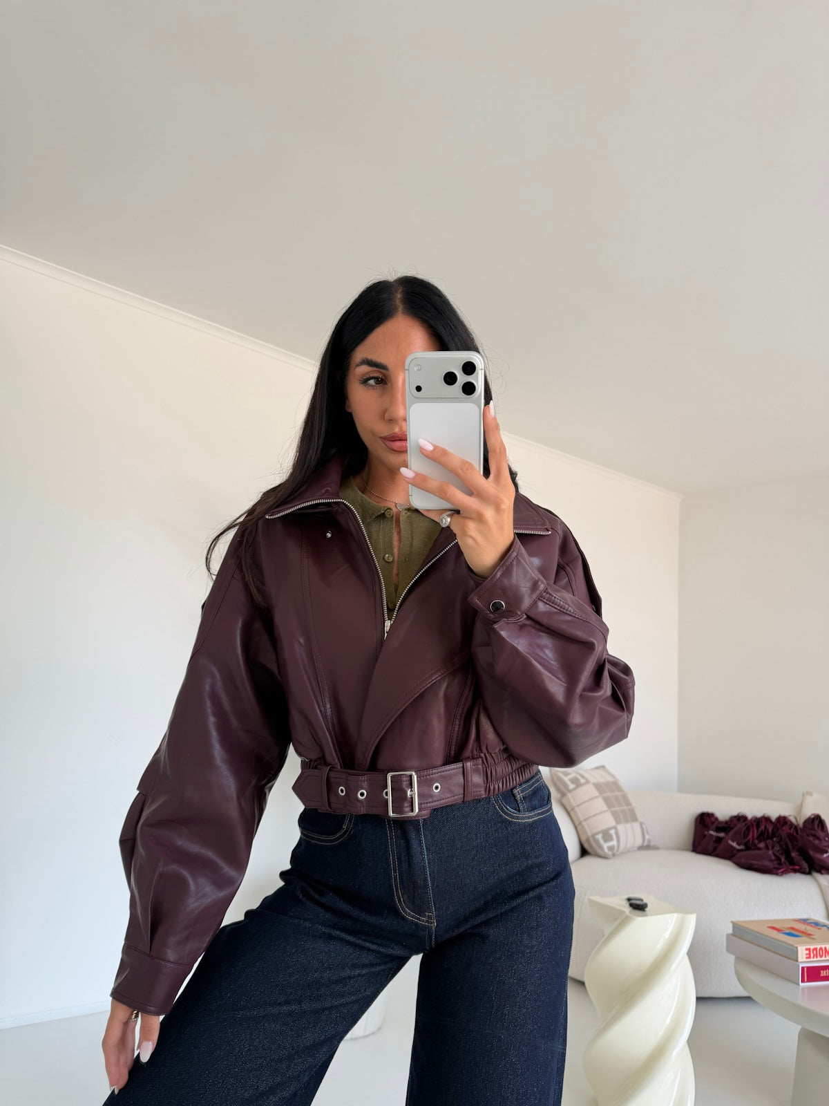 DA-1078-BIKER CROP WINE