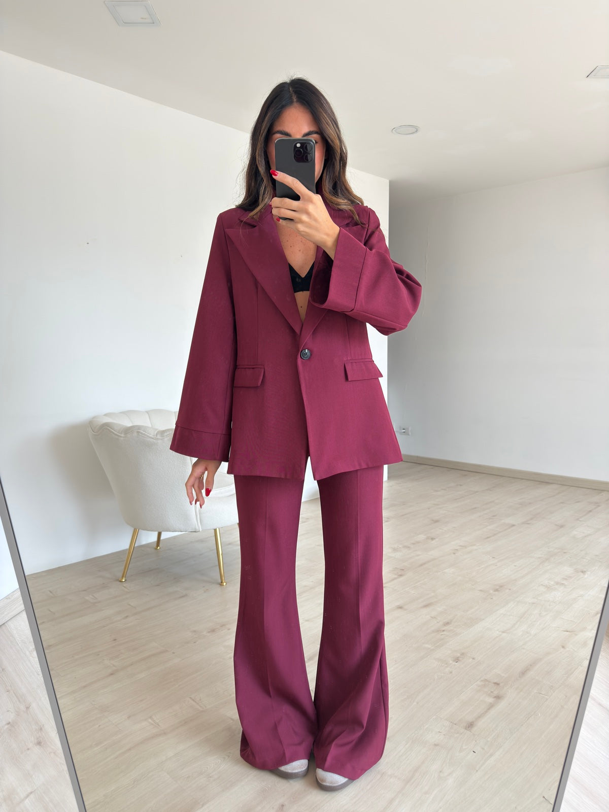 TAILLEUR MARTA BORDEAUX