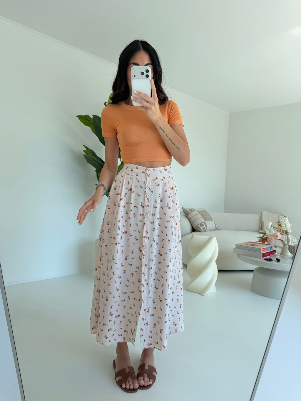 9337-MAGLIA CROP ORANGE