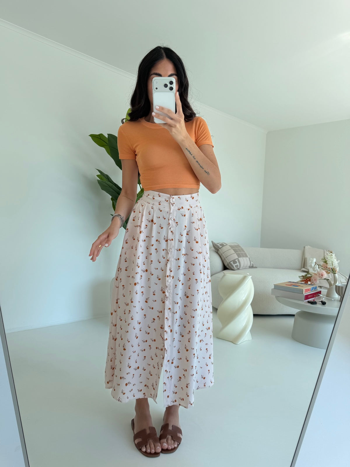 9337-MAGLIA CROP ORANGE