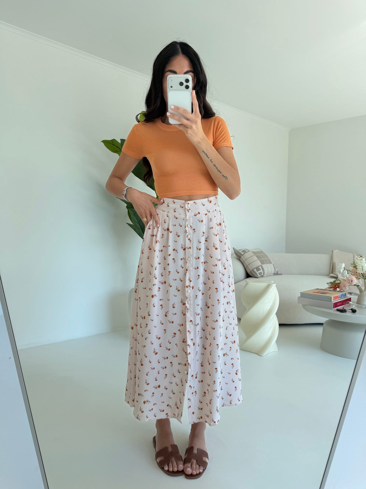 9337-MAGLIA CROP ORANGE
