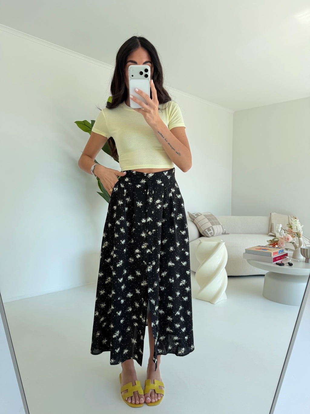 9337-MAGLIA CROP YELLOW