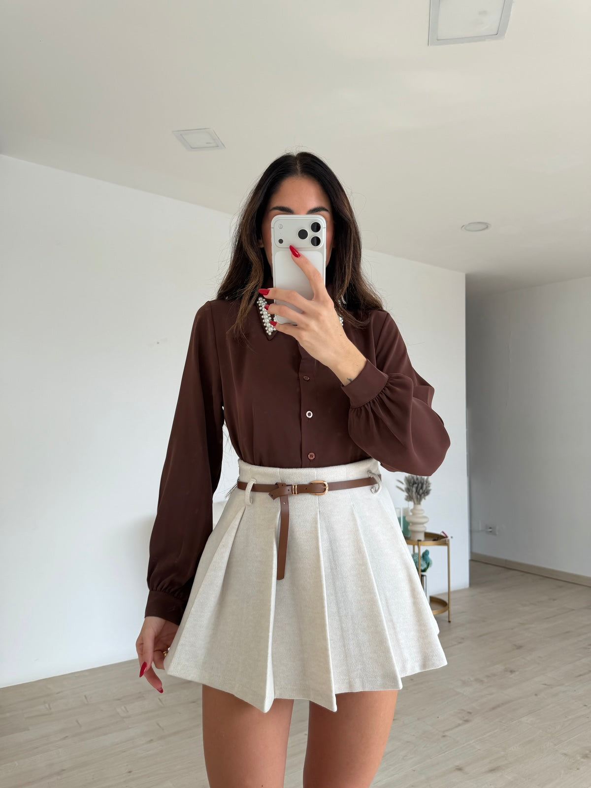 MINI GONNA FLAMY BURRO