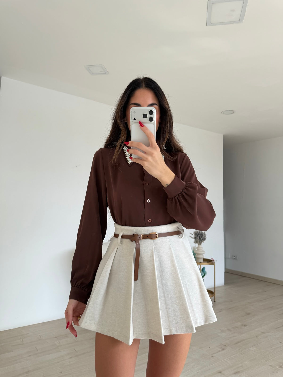 MINI GONNA FLAMY BURRO