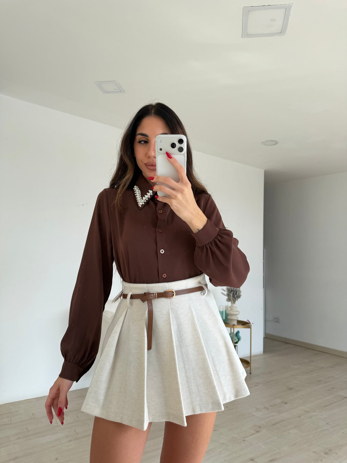 MINI GONNA FLAMY BURRO