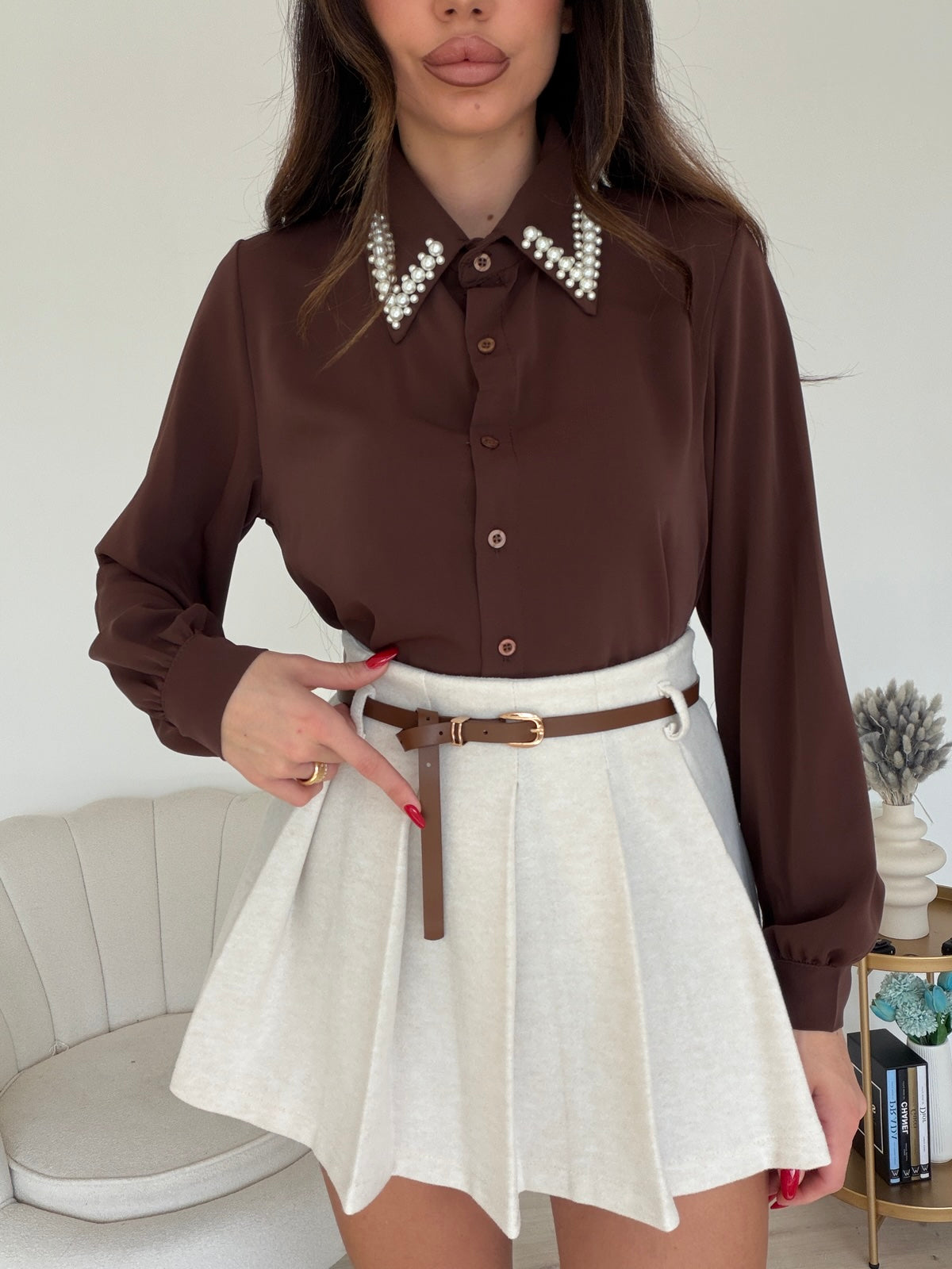 MINI GONNA FLAMY BURRO