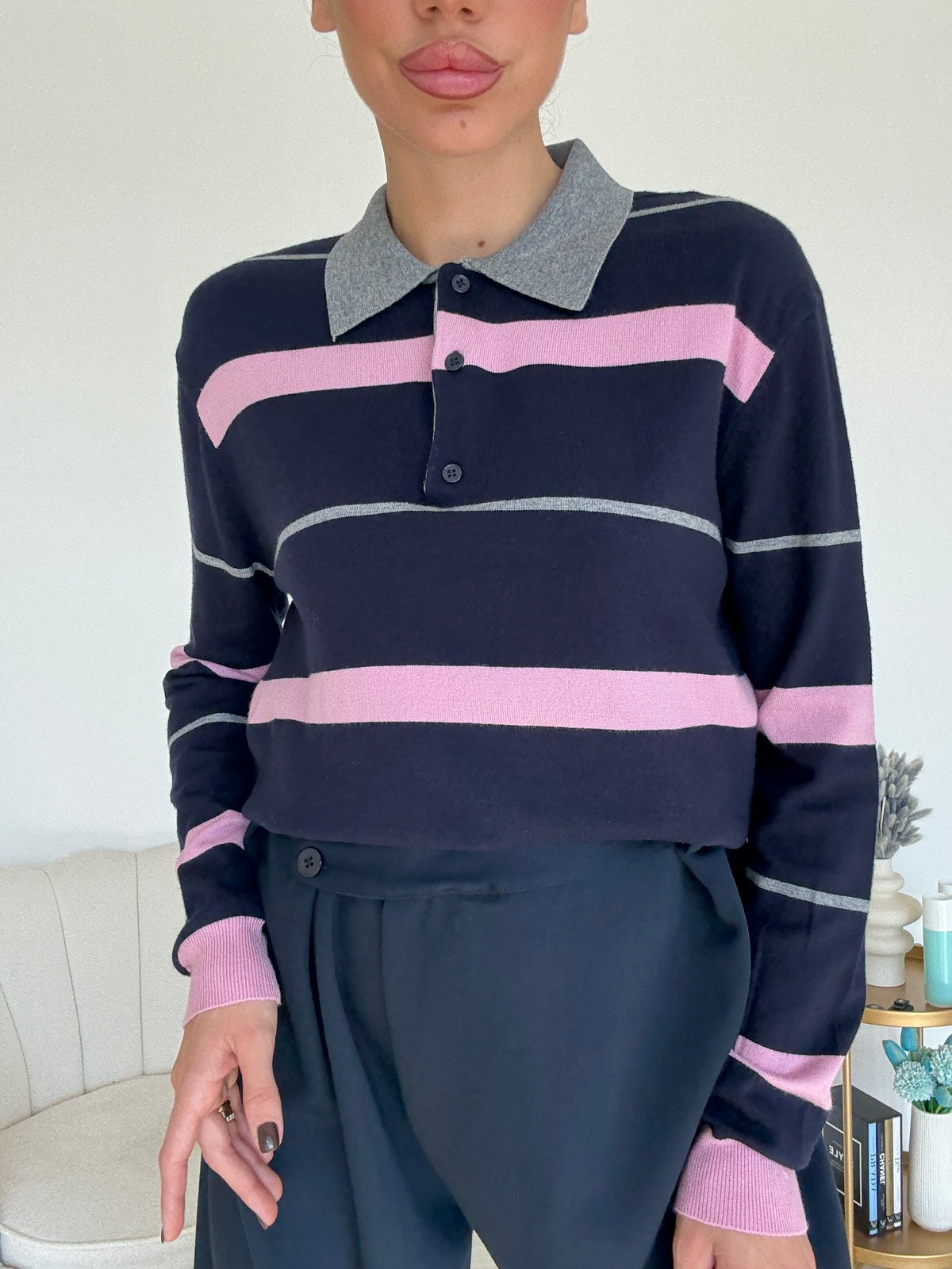 GG33663-PULL MILKSHAKE NAVY