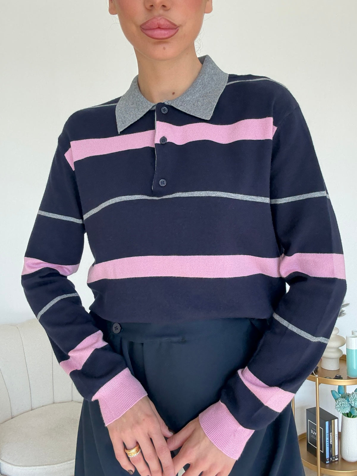GG33663-PULL MILKSHAKE NAVY