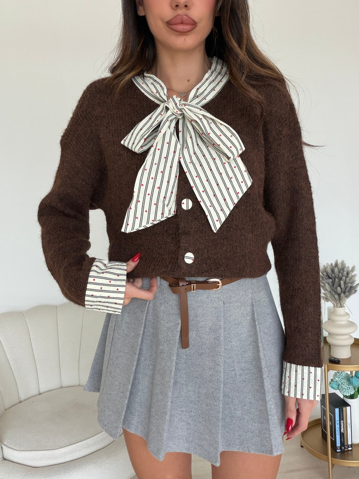 MINI GONNA FLAMY GREY