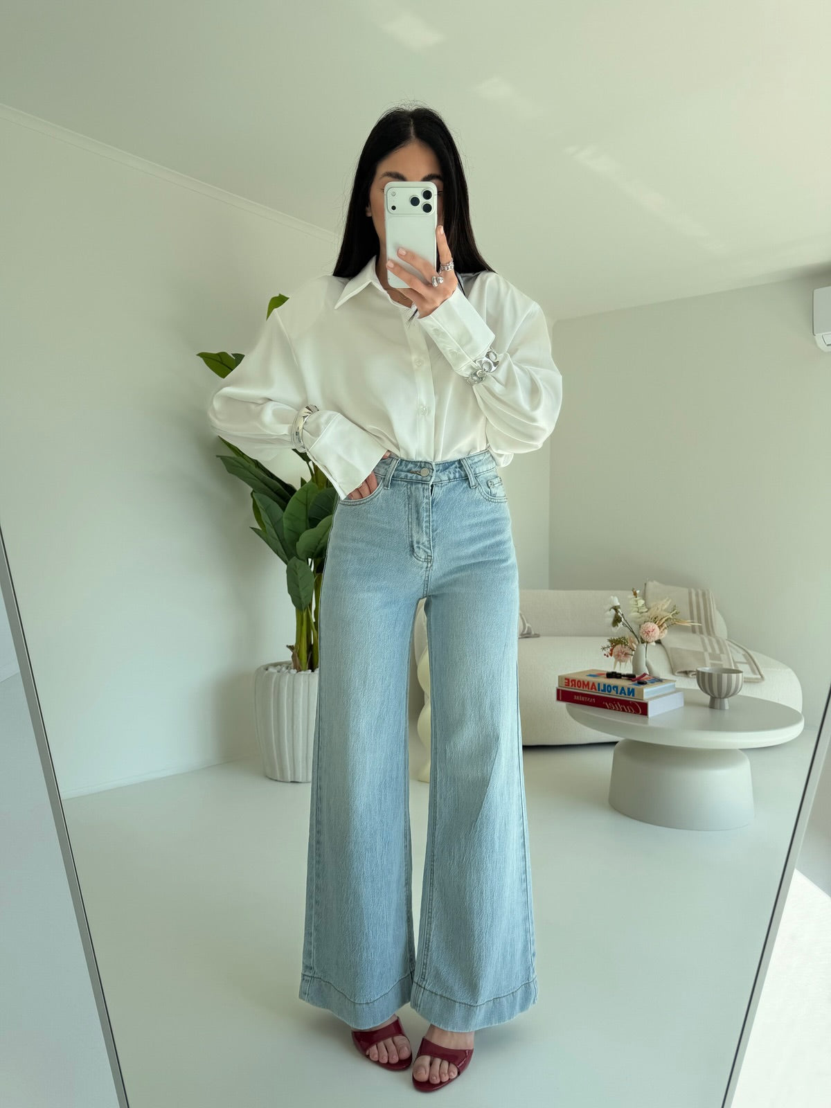 F2537-JEANS PALAZZO SATURDAY