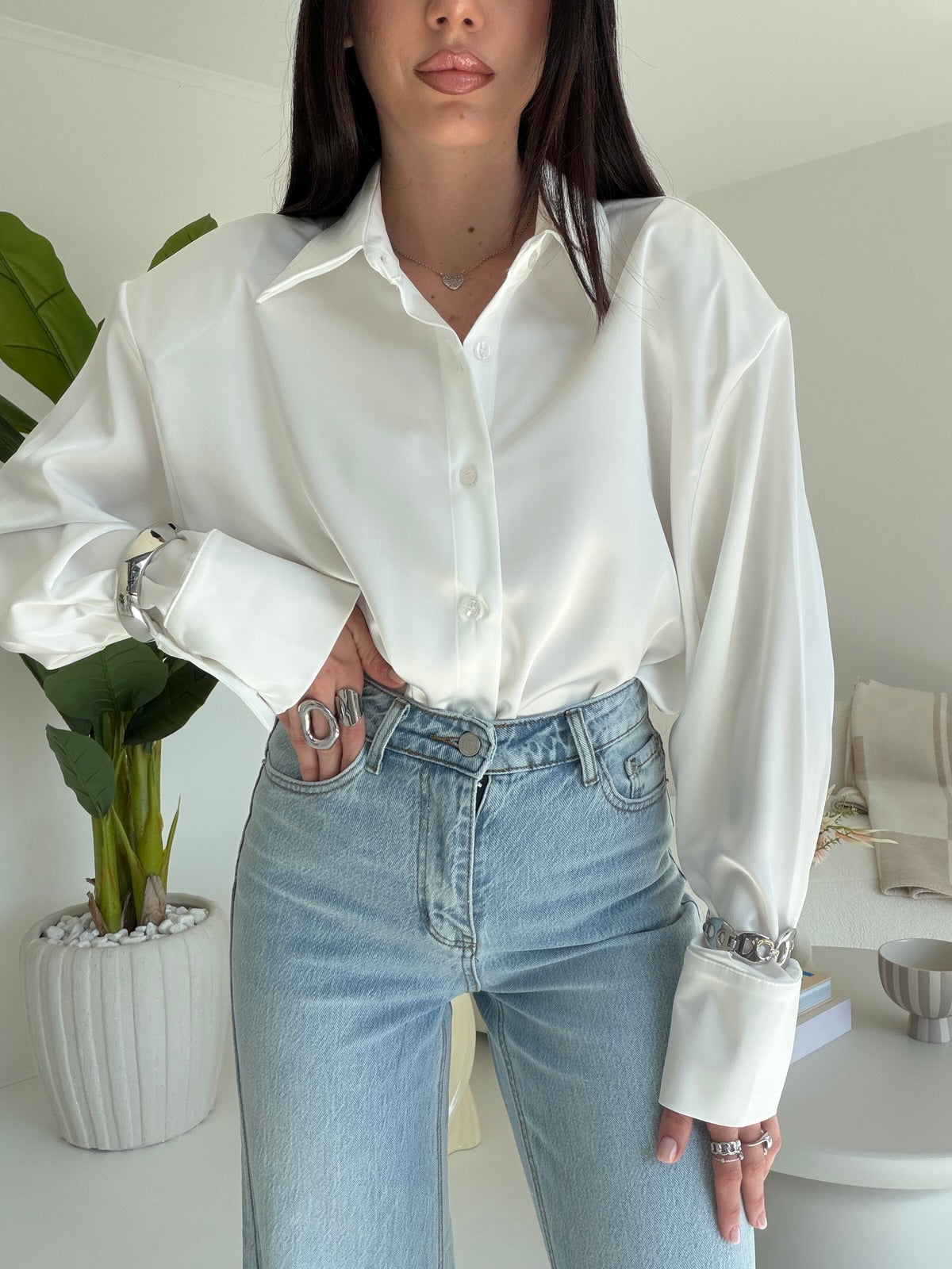 JW1912-CAMICIA RASO MILK