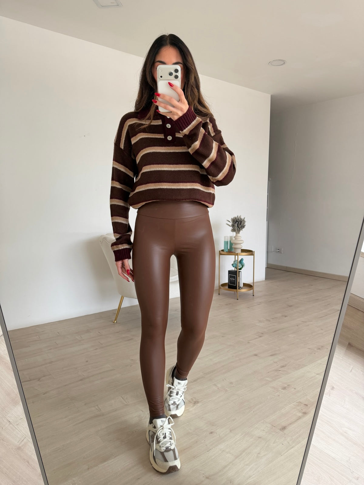 L51726-11-LEGGINS RICKY CHOCO