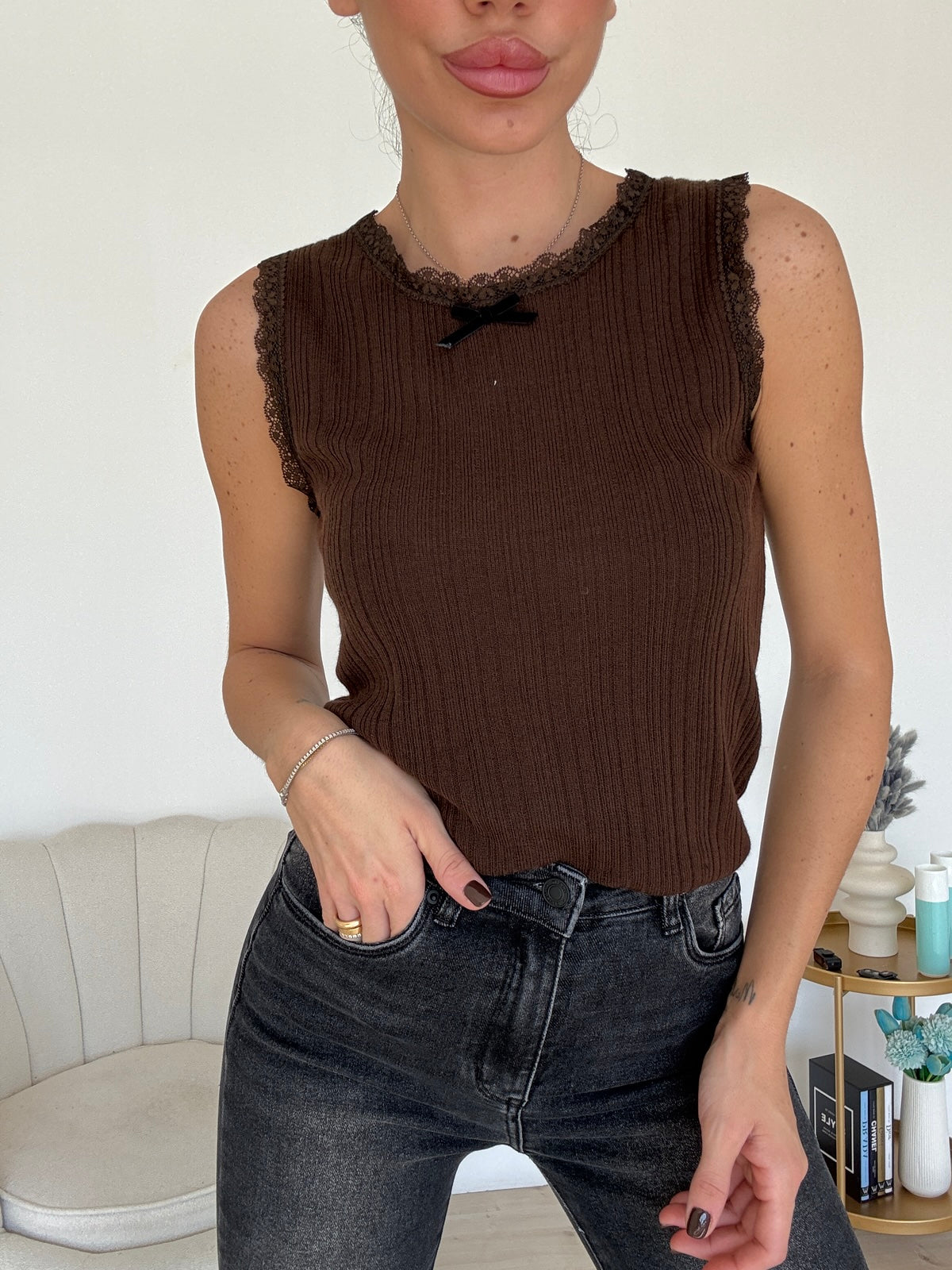 AW65623AB-TWINSET CHOCO