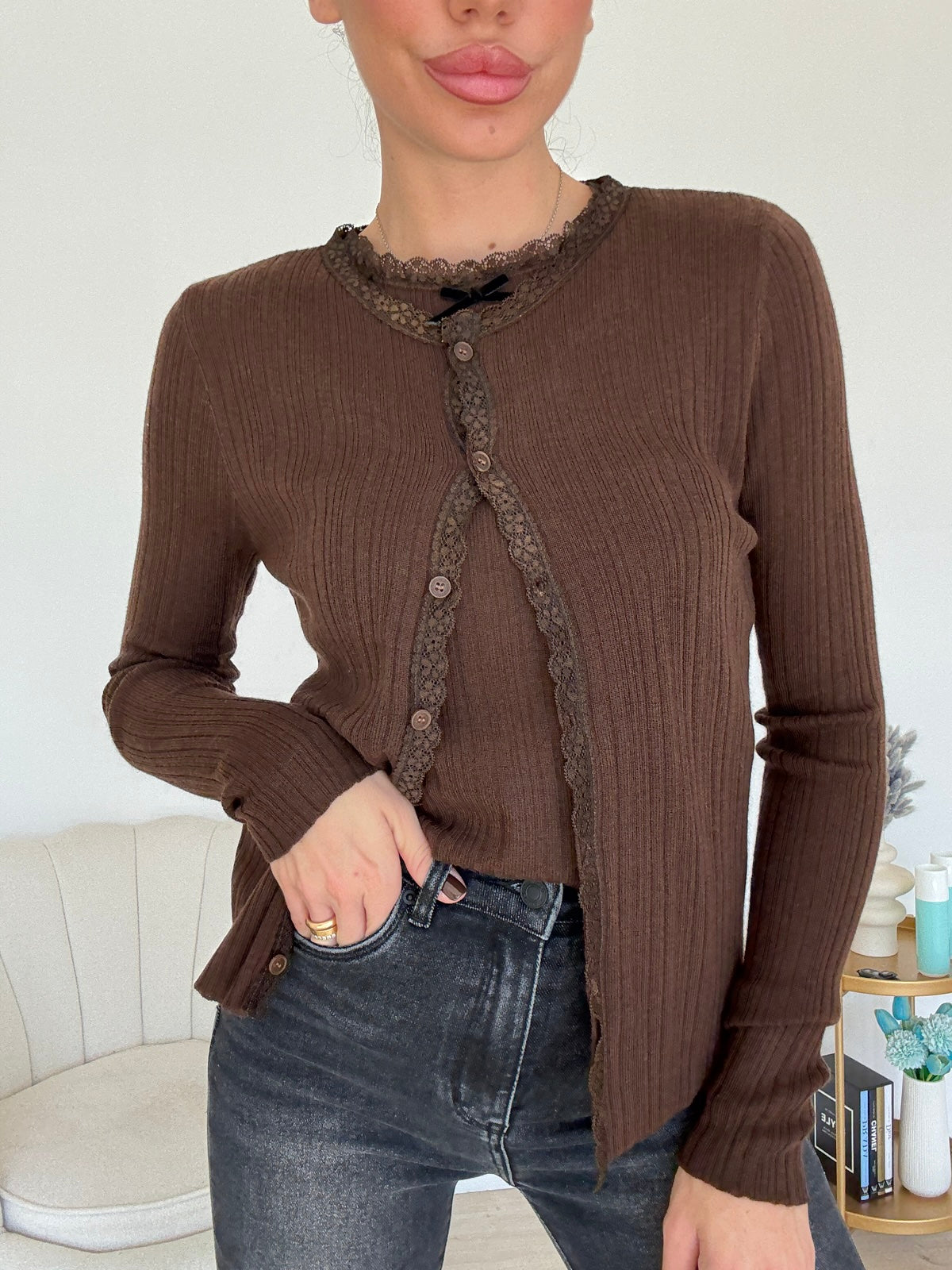 AW65623AB-TWINSET CHOCO