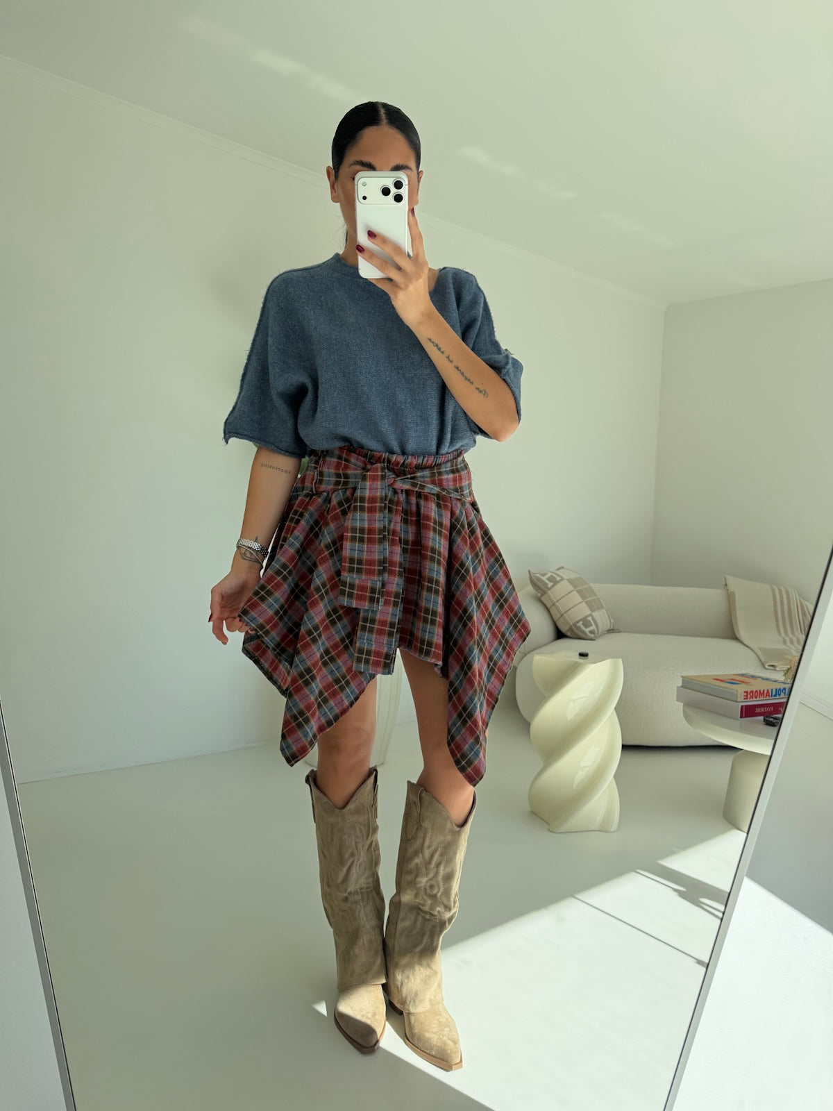 MAGLIA EDITH POLVERE
