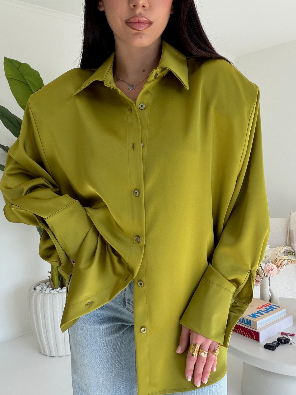 JW1912-CAMICIA RASO MACARON