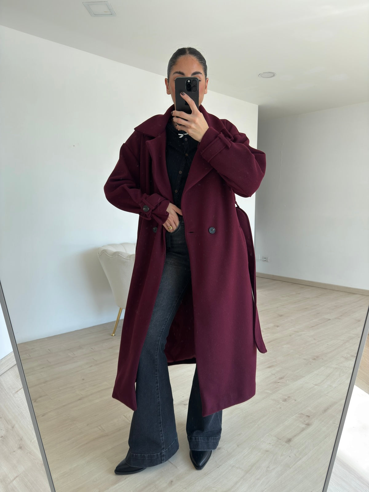 CAPPOTTO DAILY BORDEAUX