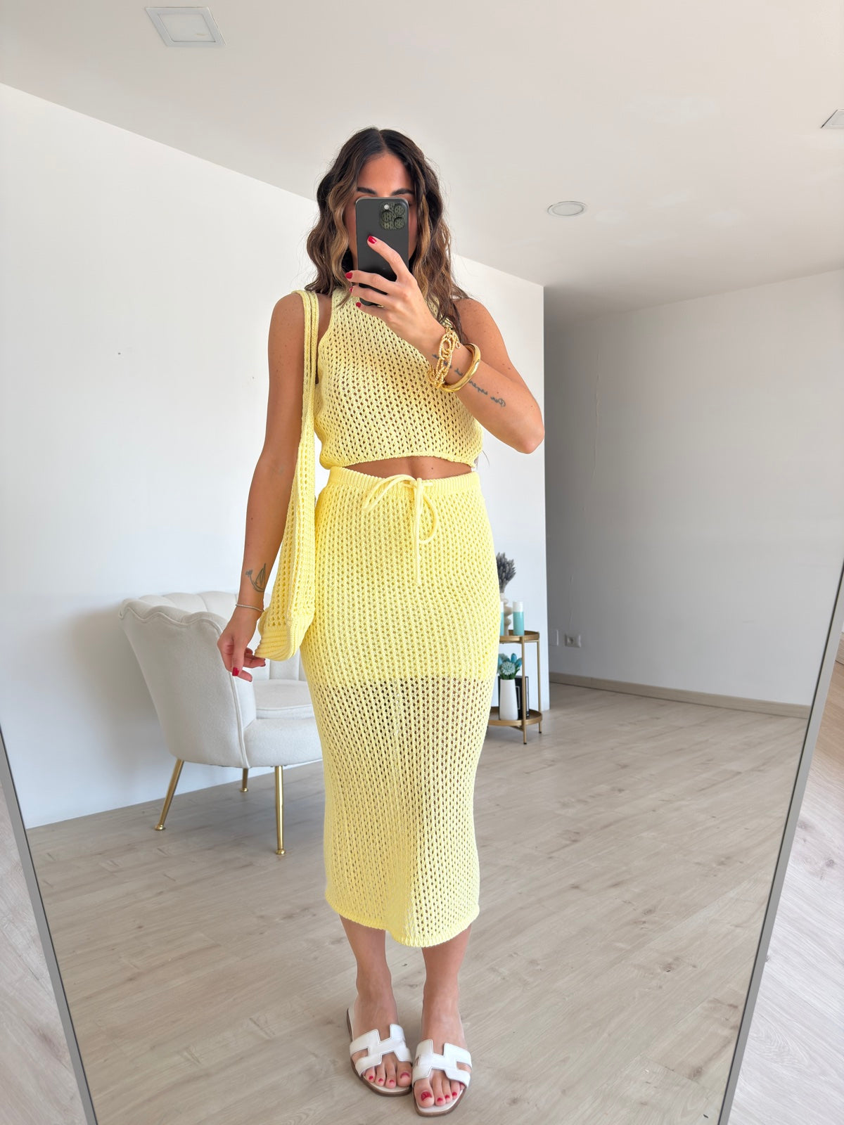 COORDINATO ISIDORA+BORSA YELLOW