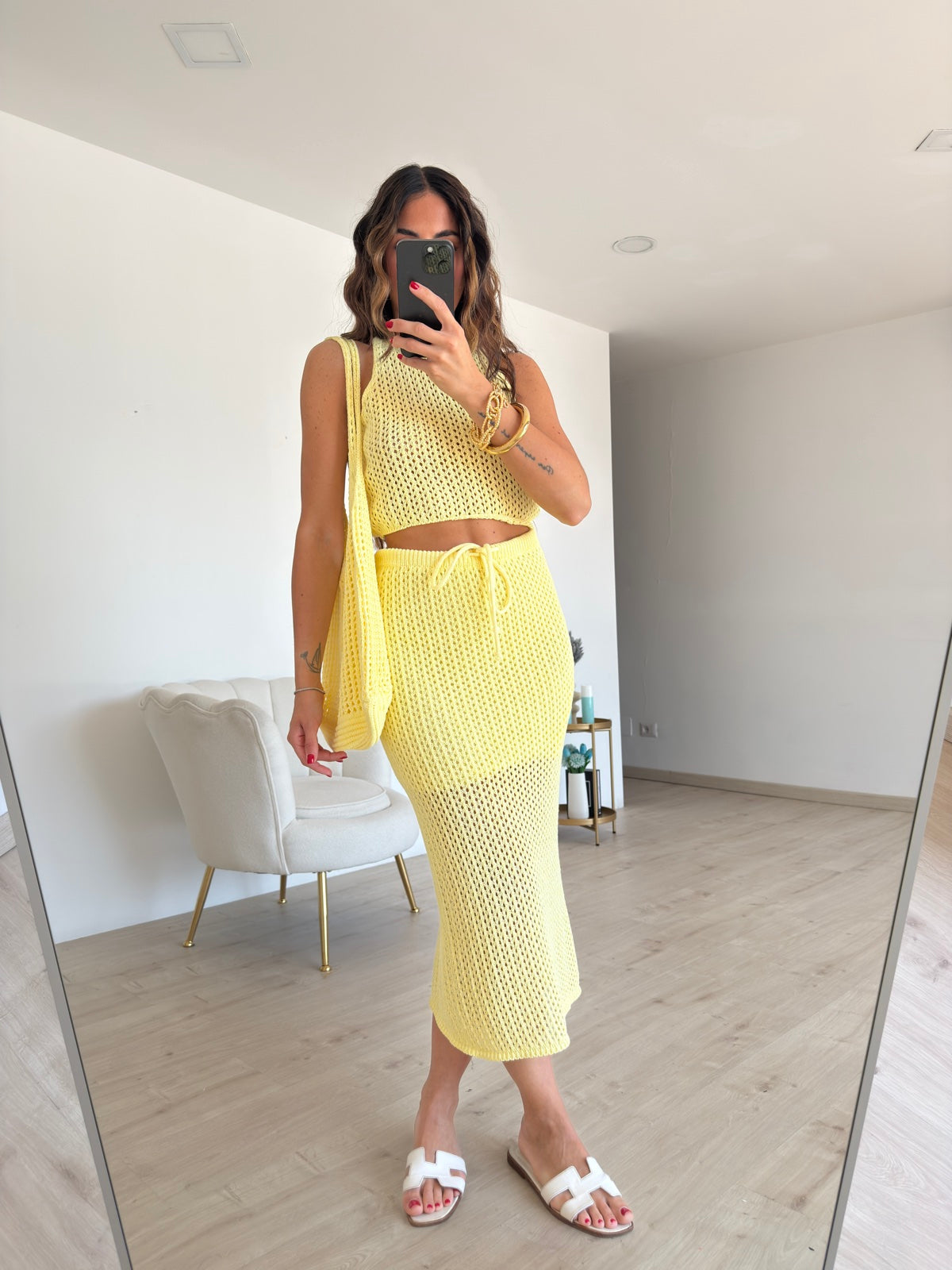 COORDINATO ISIDORA+BORSA YELLOW