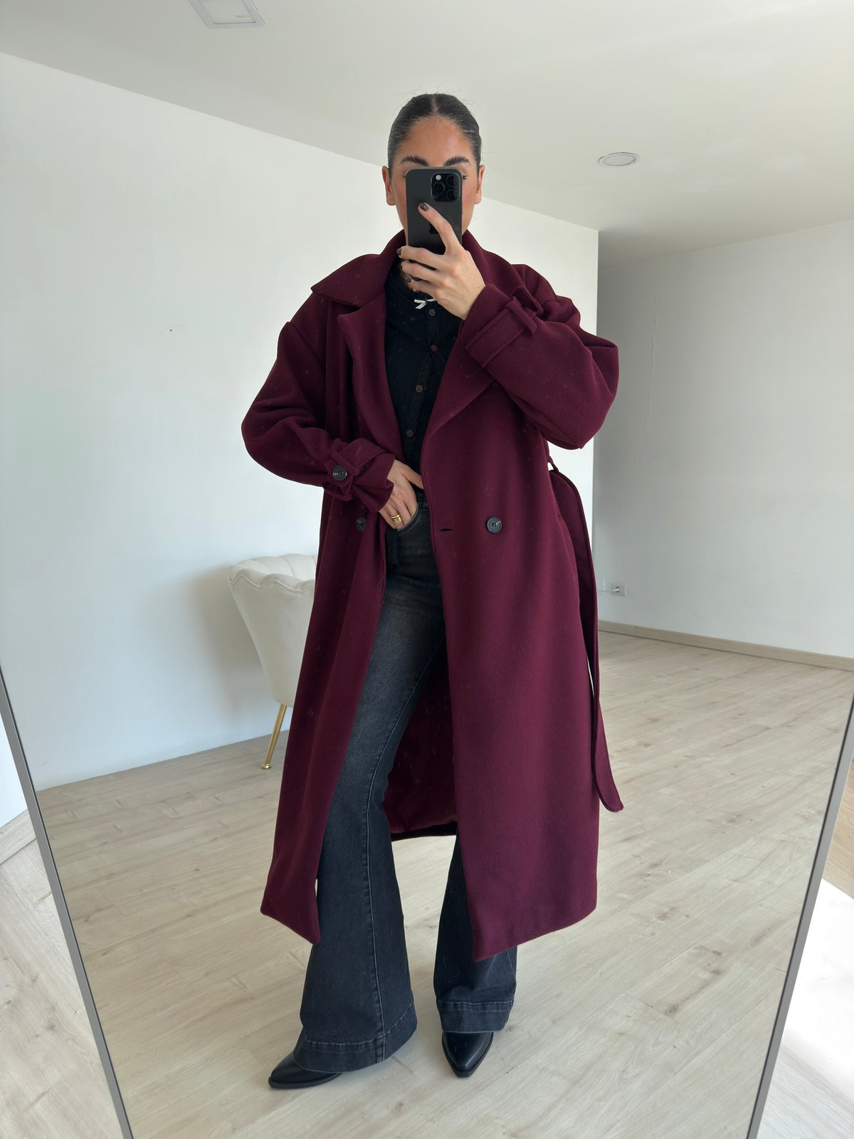 CAPPOTTO DAILY BORDEAUX