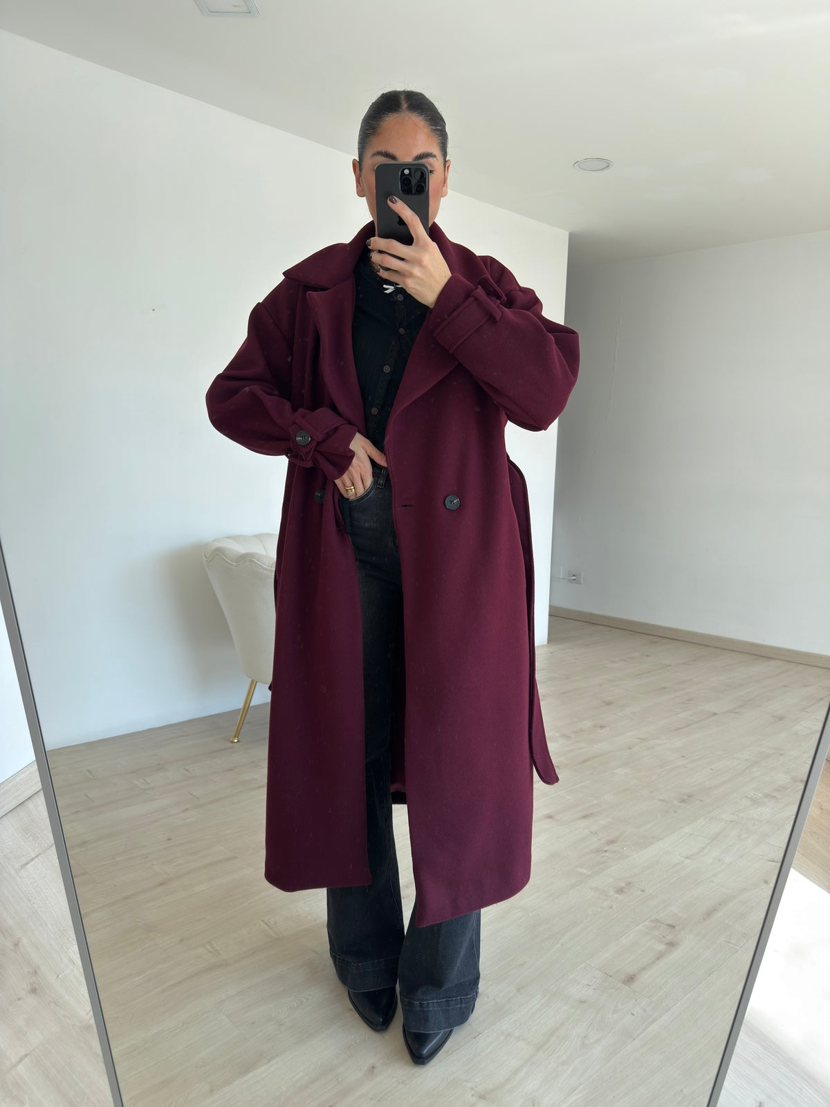 CAPPOTTO DAILY BORDEAUX