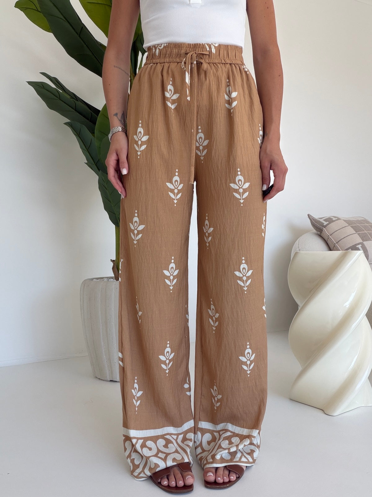 17285-PANTALONE CAPANNO BISCOTTO